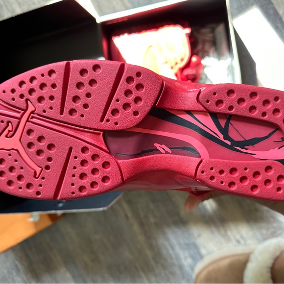 Womens Retro Jordan 8 Valentines Like New Condition! - Picture 2 of 5